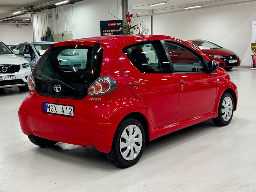 Toyota Aygo 5-dörrar 1.0 VVT-i 11700 Mil/ Värmare  - miniatyr 6