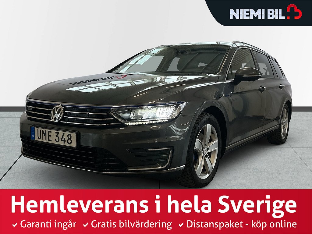 Volkswagen Passat Variant GTE 1.4 TSI SoV-Hjul/Drag/Psensor/Skinn