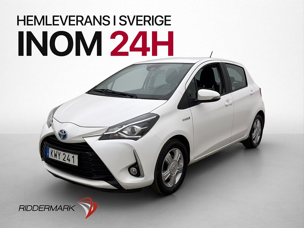 Toyota Yaris Hybrid 101hk AUT Kamera Bluetooth 2-Brukare