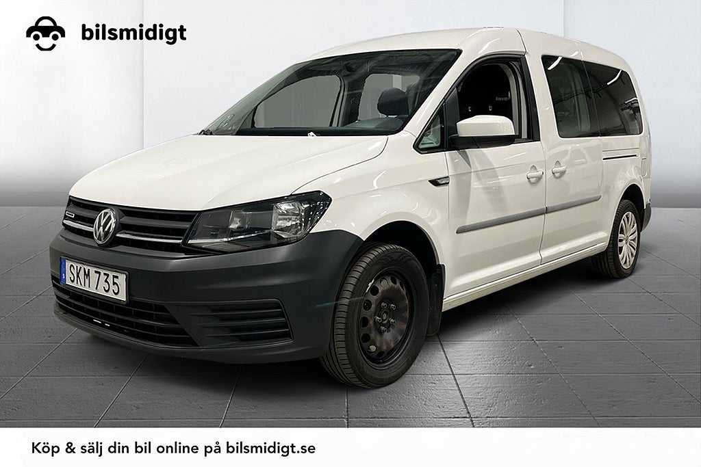 Volkswagen Caddy Maxi Life 7-Sits 1.4 TGI CNG Aut P-Sens MOMS 110hk