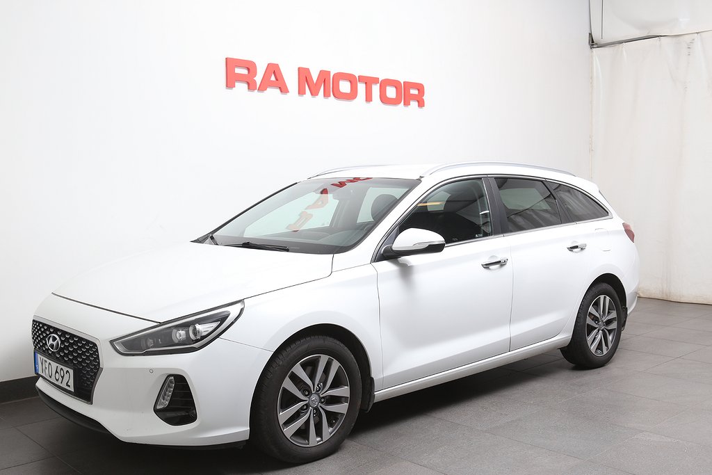 Hyundai i30 1,4 T-GDi 140hk Premium Kombi Aut Elstol Kamera 2018