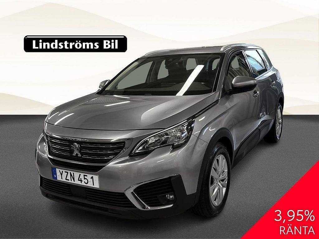 Peugeot 5008 1.2 131Hk 7-sits Drag Vinterhjul