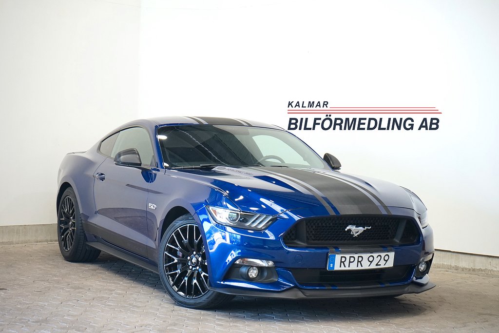 Ford Mustang GT 5.0 SelectShift Sv-såld B-kamera Navi 421hk