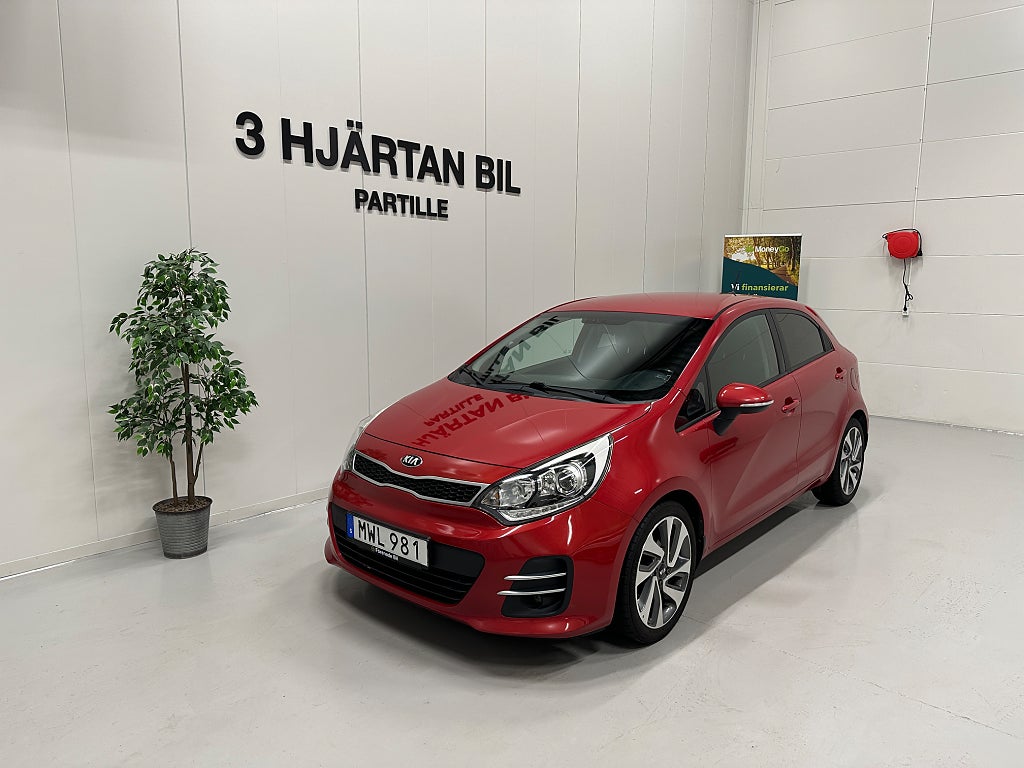 Kia Rio 1.2 CVVT GLS I Navi I Bluetooth I NyServ I Ränta 1.95% 
