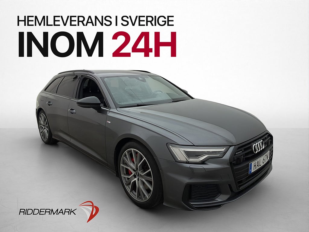 Audi A6 55 TFSI e Quattro S Line Skinn Kamera 4-Zon Drag