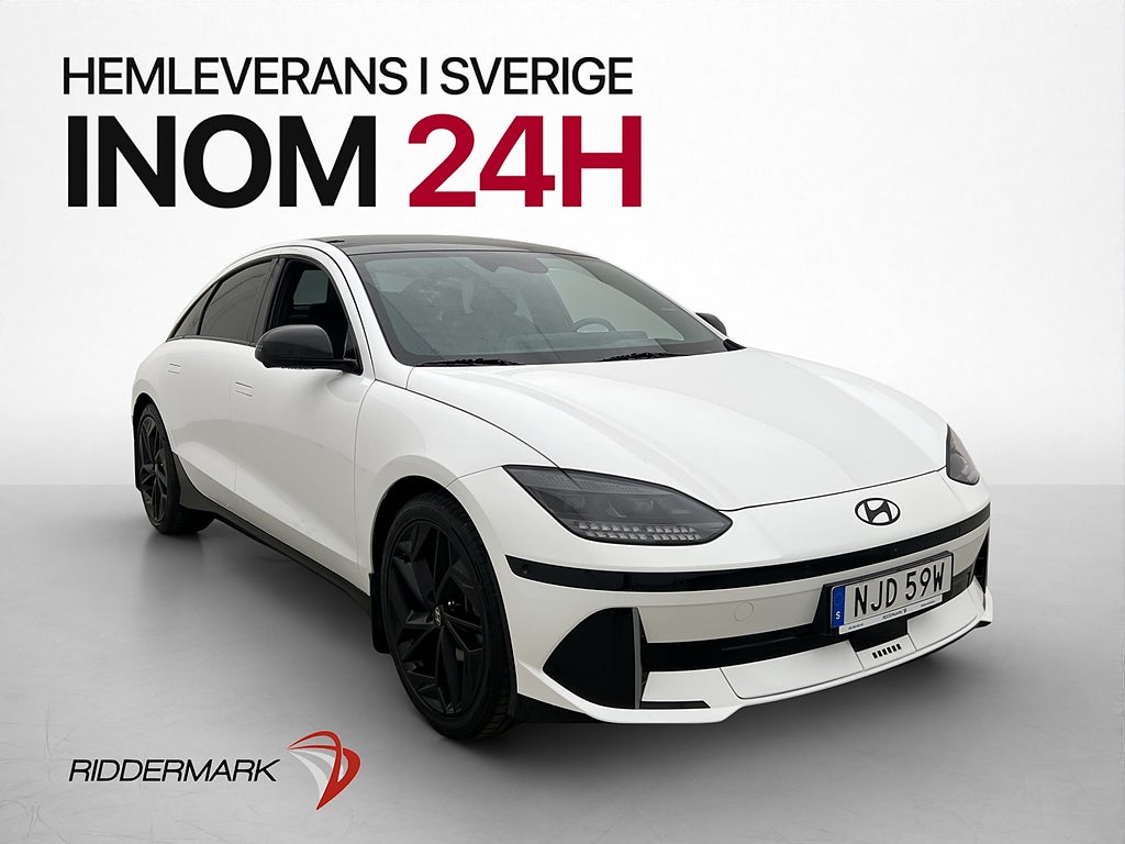 Hyundai IONIQ 6 77.4 kWh AWD Pano 360° BOSE HUD Dragkrok