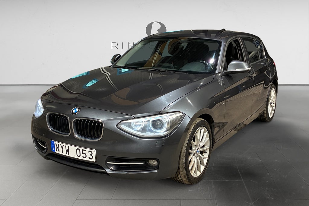 BMW 120D 120d 184 HK AUT SPORT LINE H/K PDC 0.39L/MIL 1363KR/ÅR