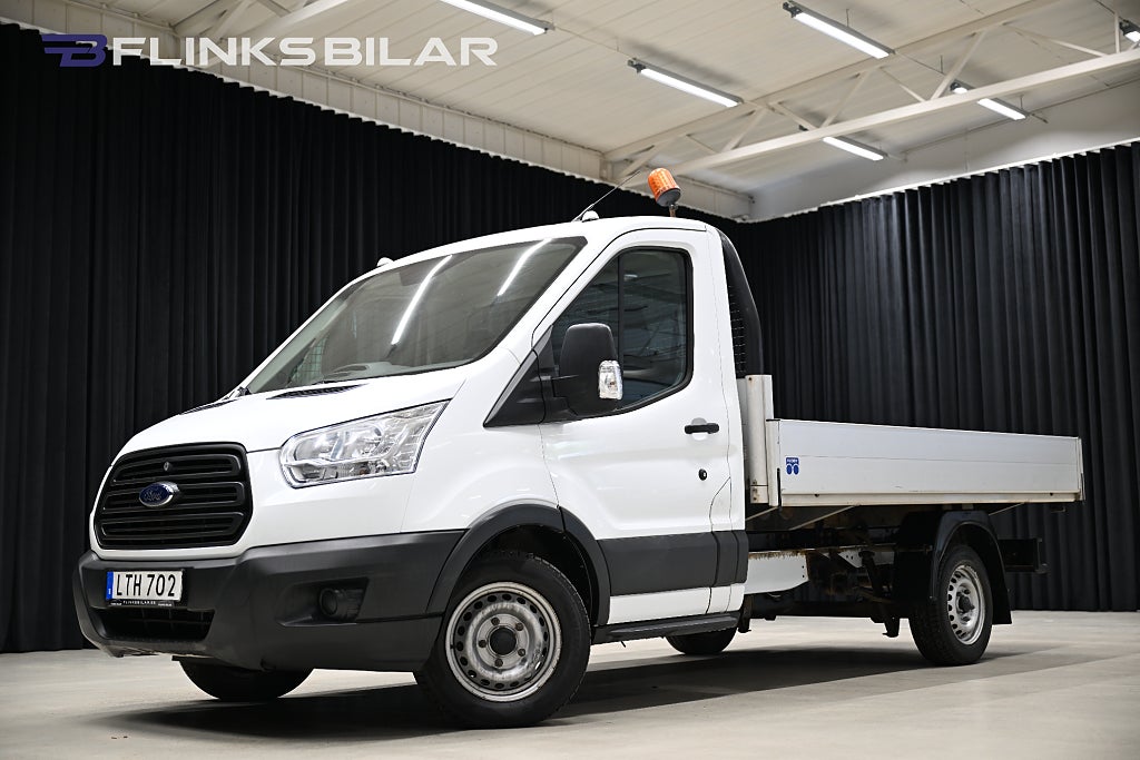 Ford transit 2.2 TDCi 125HK Flak|Tippflak|Drag|Dieselvärmare|Leasbar