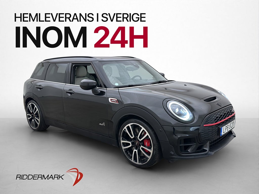 MINI John Cooper Works ALL4 Clubman 306hk Pano Skinn Kamera