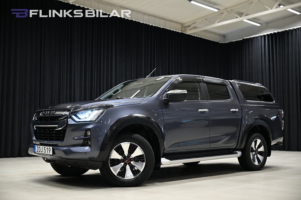 Isuzu D-Max 163HK Automat|Kåpa|Drag|Värmare|EnÄgare|Leasbar|SeUtr!!