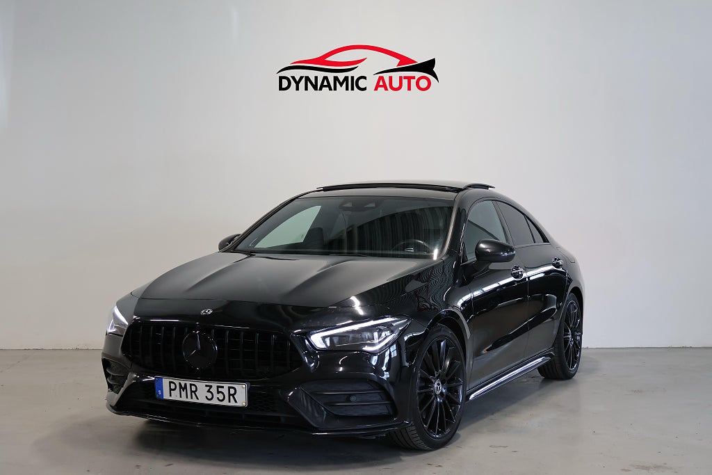 Mercedes-Benz CLA 200 AMG 163hk Panorama-Belysning-Premium+-GTR-Night