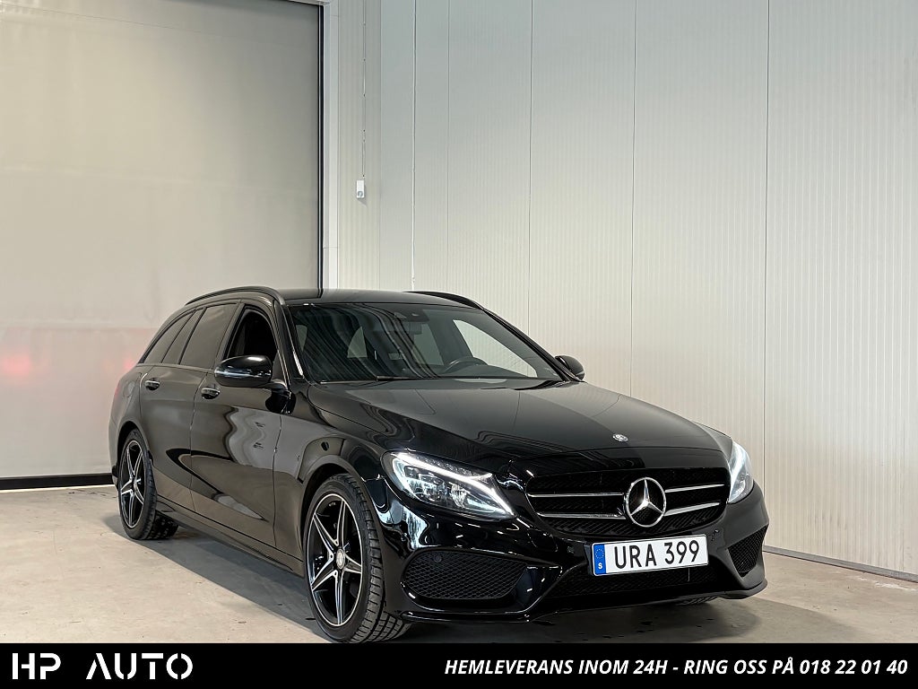 Mercedes-Benz C 220 d AMG Navi Dragkrok Backkamera S&V