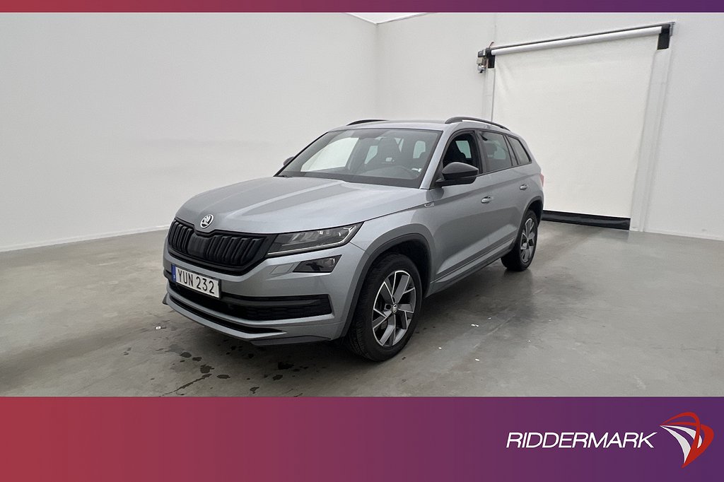 Skoda Kodiaq 2.0 TDI 4x4 190hk SportLine Kamera CarPlay Drag