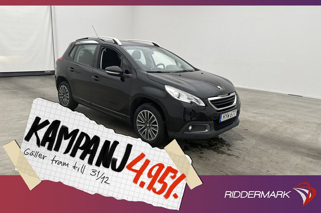 Peugeot 2008 1.2 VTi 82hk En Brukare Panorama 4,95% Ränta