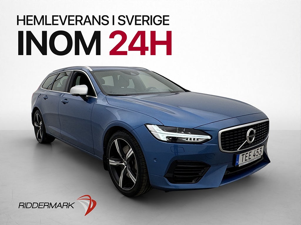 Volvo V90 Polestar T8 AWD 421hk R-Design Värm Pano 360° Drag