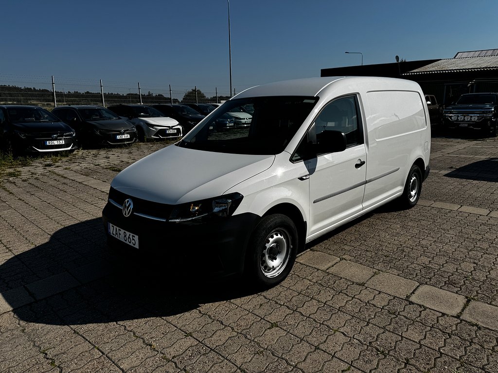 Volkswagen Caddy Maxi 2.0TDI AUT SKÅP VÄRMARE DRAG 2-ÅRS GARANTI