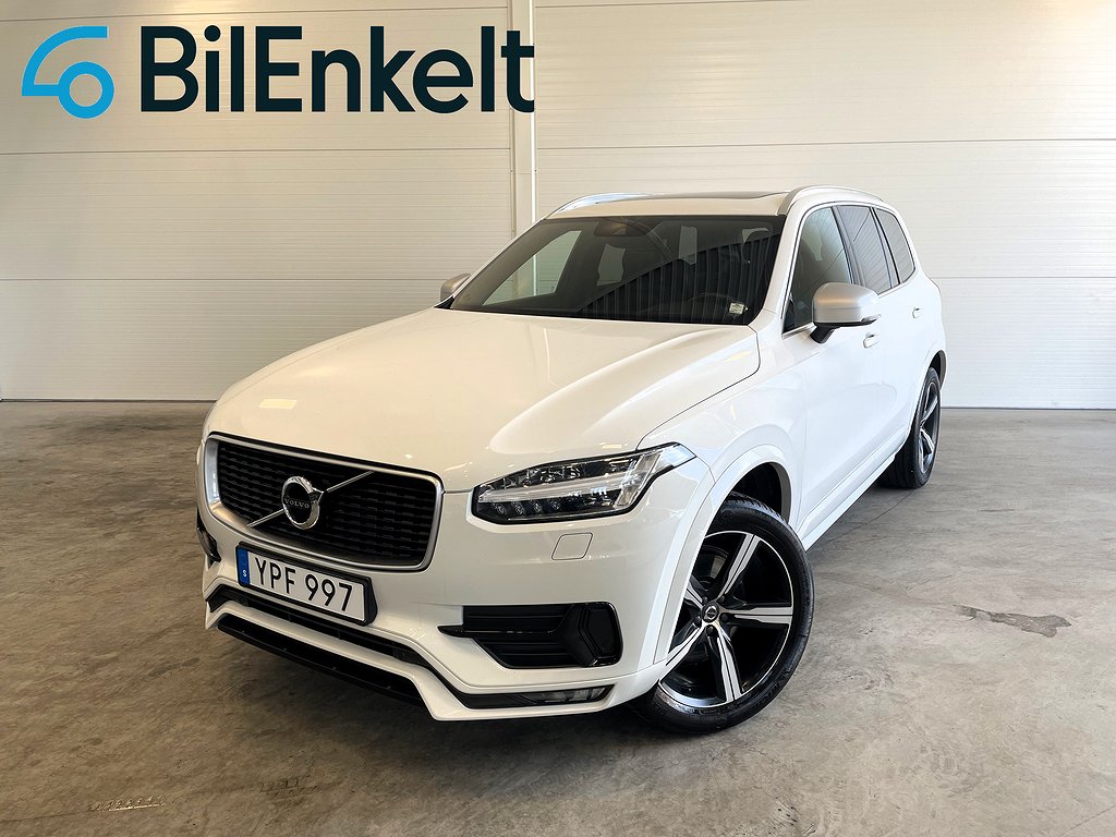 Volvo XC90 D4 AWD R-Design Pano Drag D-Värme 7-sits 190hk 2018