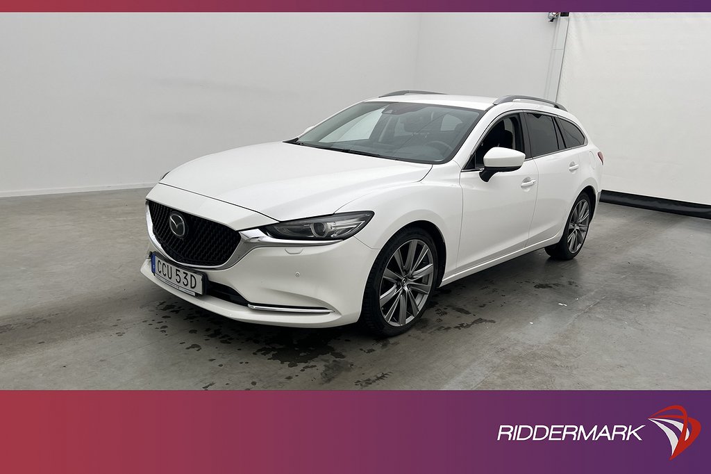 Mazda 6 Wagon 2.2 AWD 184hk Optimum BOSE HUD 360° Skinn Drag