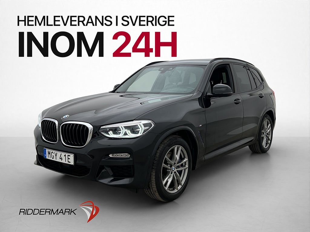 BMW X3 xDrive30d M Sport Värmare H/K Kamera Skinn Navi HUD