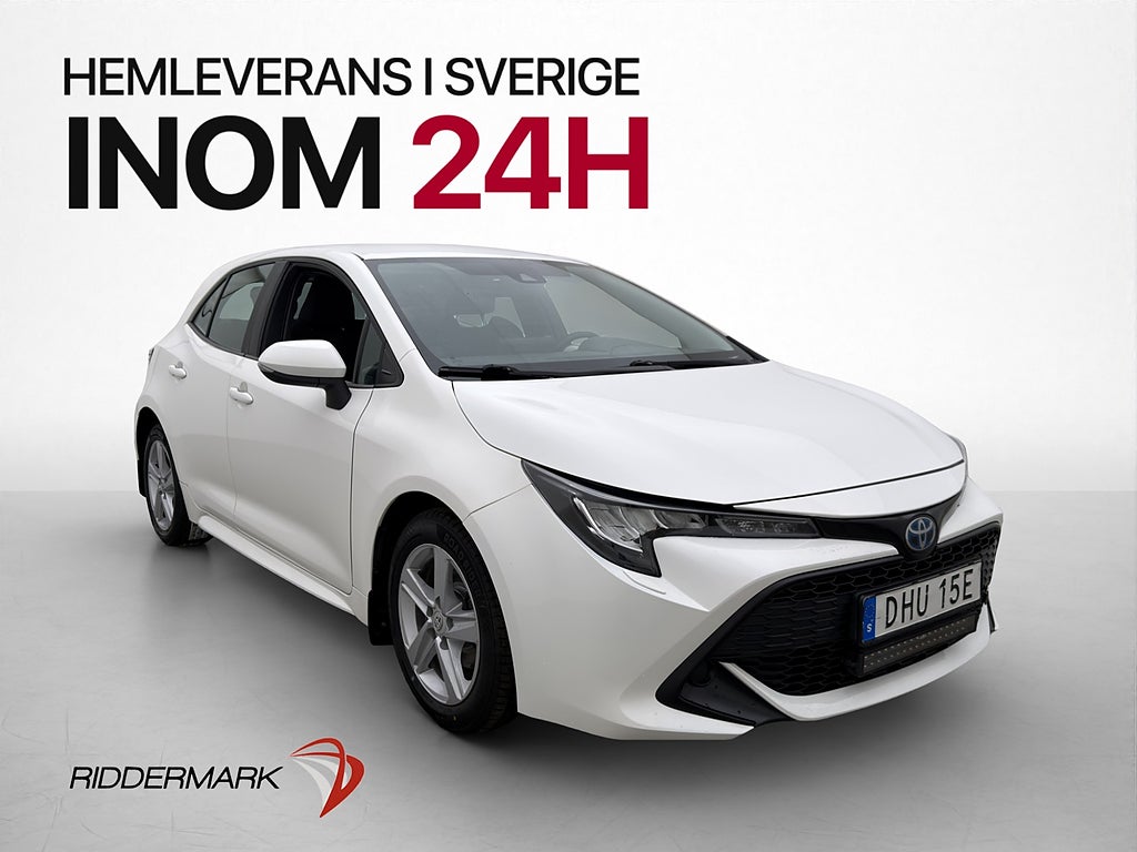 Toyota Corolla Hybrid 122hk M-värmare Nyservad TVÅ-brukare