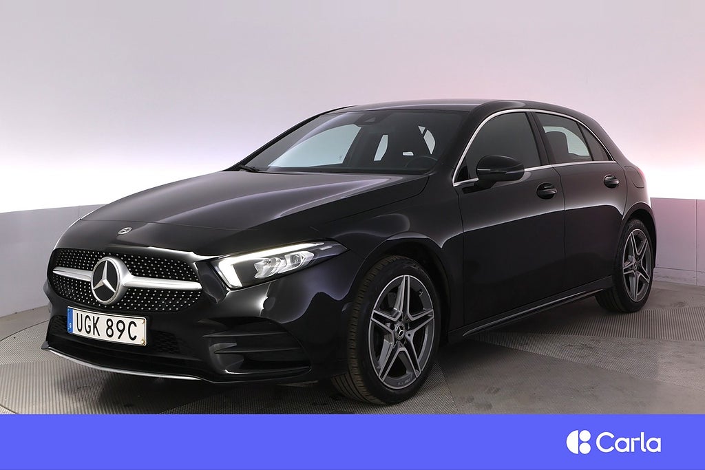 Mercedes-Benz A 250 e AMG Kamera Värmare LED Drag