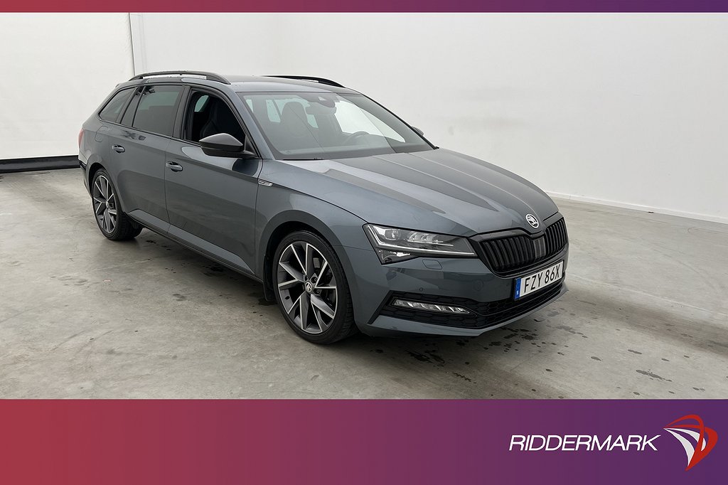 Skoda Superb 4x4 200hk SportLine Cockpit Canton Värmare Drag