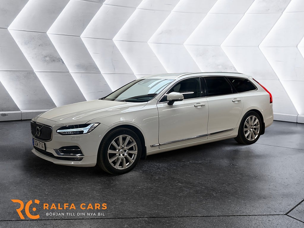 Volvo V90 D4 Inscription Kamera Drag Navi Keyless VoC Ny besiktad