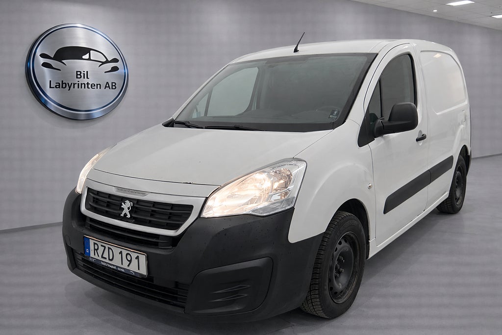 Peugeot Partner MOMSBIL AUTOMAT Van Utökad Last 1.6 BlueHDi EGS Euro 6