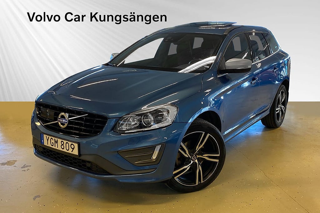 Volvo XC60 D4 AWD Classic R-Design DRAG PANO BLIS B-KAM H/K