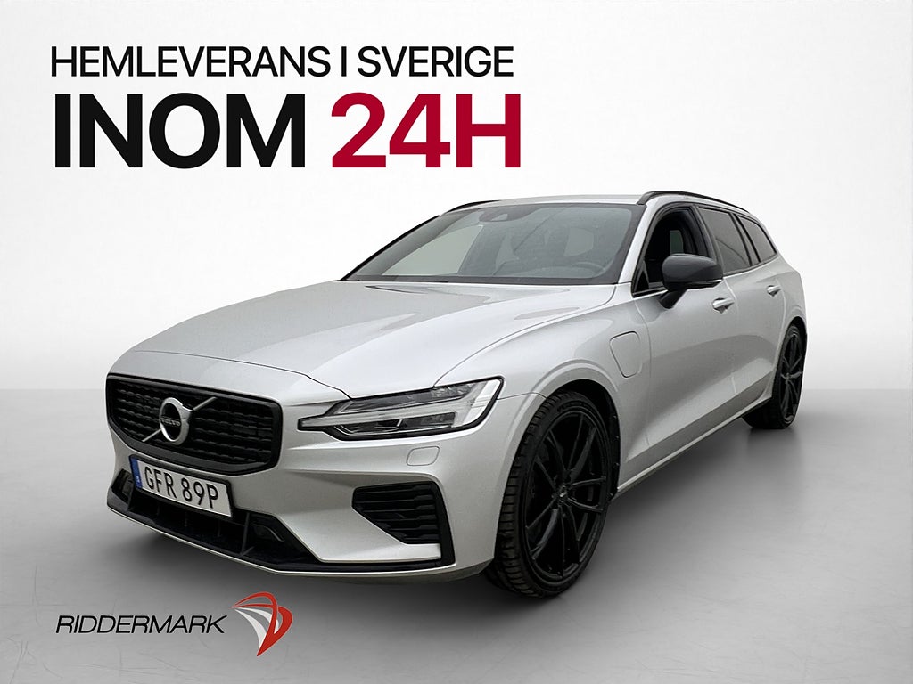 Volvo V60 Recharge T6 AWD R-Design P-Värm Skinn Kamera Drag