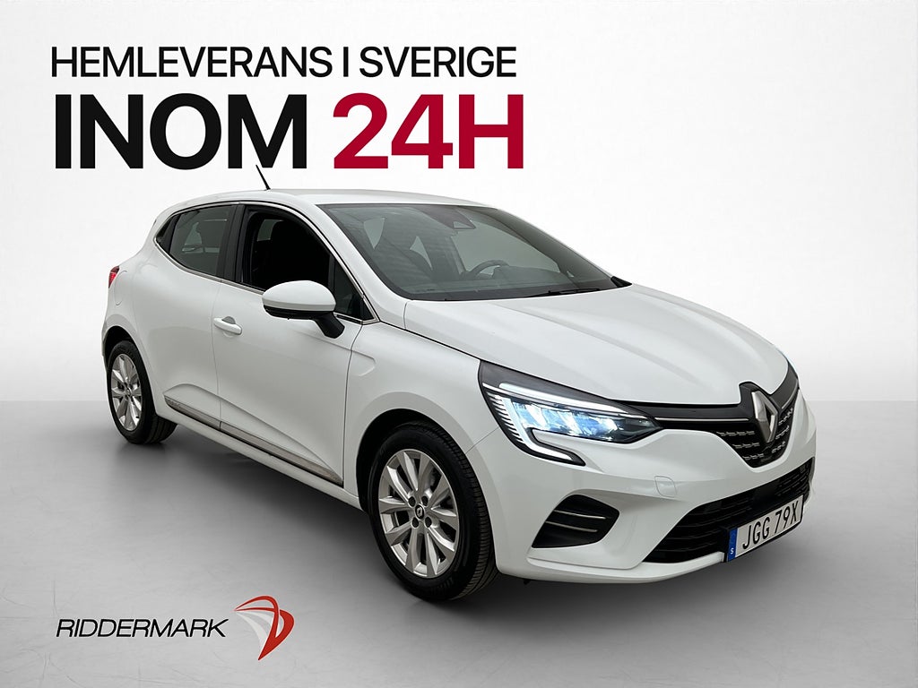 Renault Clio TCe 91hk Intens Sensorer Halvskinn Lane-Assist