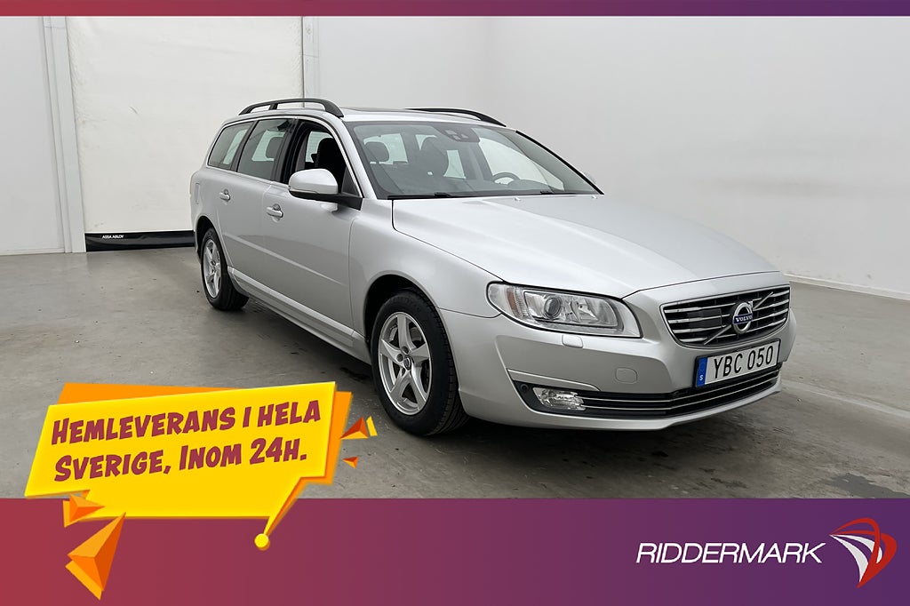 Volvo V70 D4 181hk Taklucka D-värm Drag Adaptiv F-håll