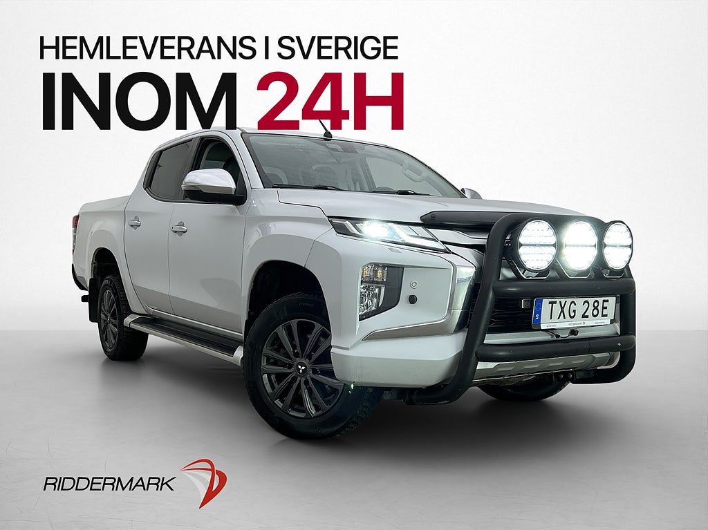 Mitsubishi L200 Premium 2.2 4WD Värmare Skinn Drag Diff Moms