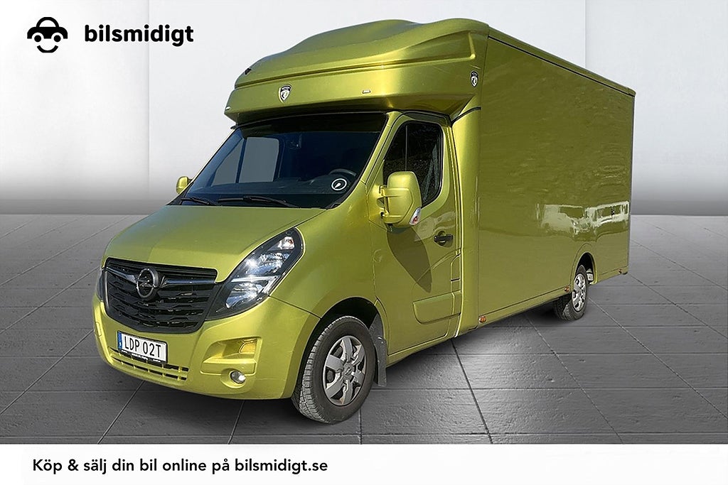 Opel Movano Chassi 4.5t 2.3 CDTI Paragan Eurobox XXL Kamera MOMS 163hk