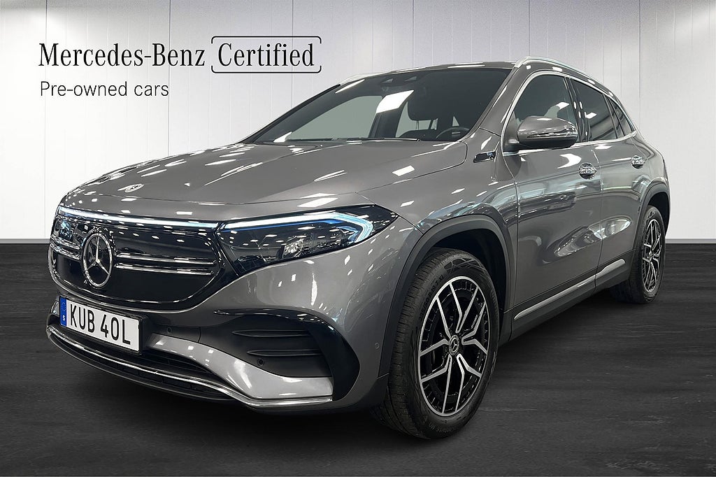 Mercedes-Benz EQA 350 4MATIC AMG Drag Distronic Navi Backkamera Luftstolar Läder