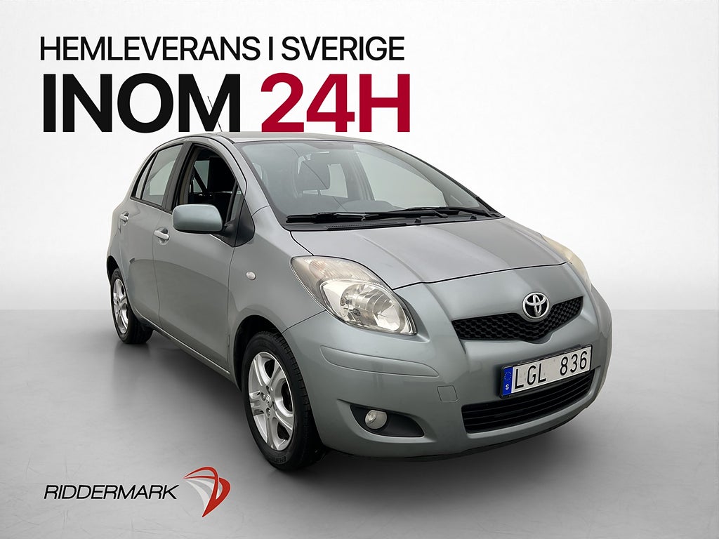 Toyota Yaris 1.33 99hk Svensksåld Låg-Årsskatt 0.52 l/mil