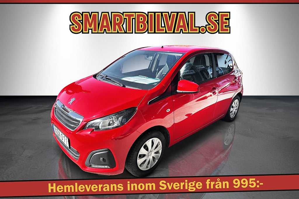 Peugeot 108 1.0 5-Dörrar VTi Active M-Värmare 
