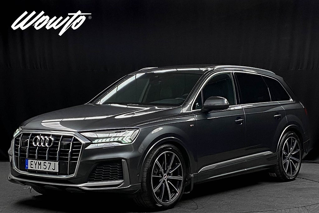 Audi Q7 50 TDI Q 286HK 7-Sits S-Line /Pano /Alpin /B&O /360