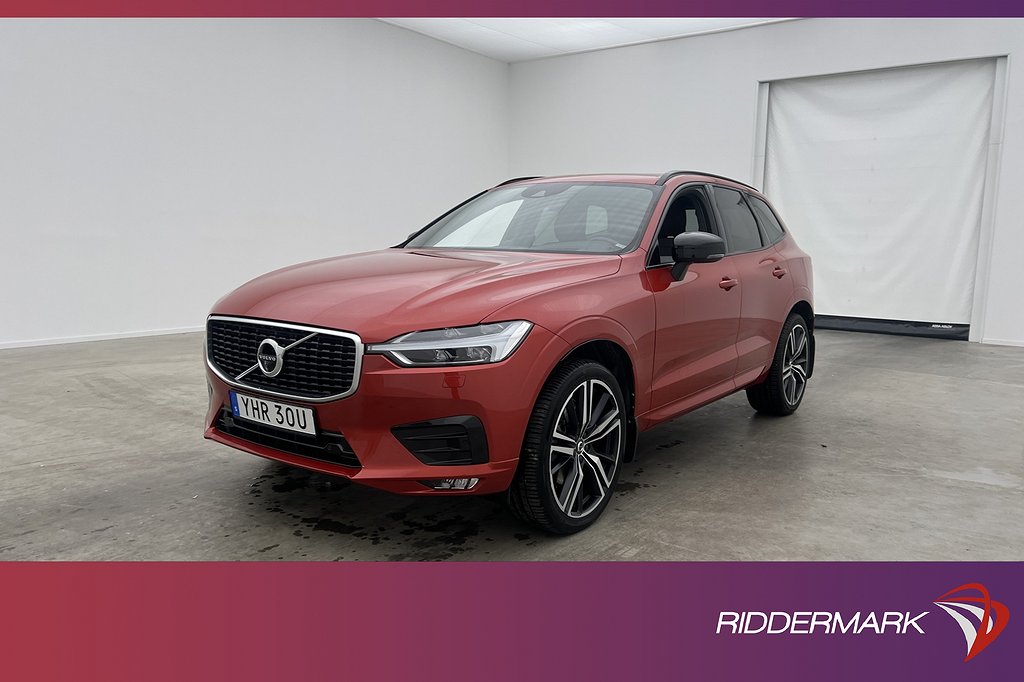 Volvo XC60 B4 AWD R-Design VOC Värm Pano B&W 360° HUD Drag