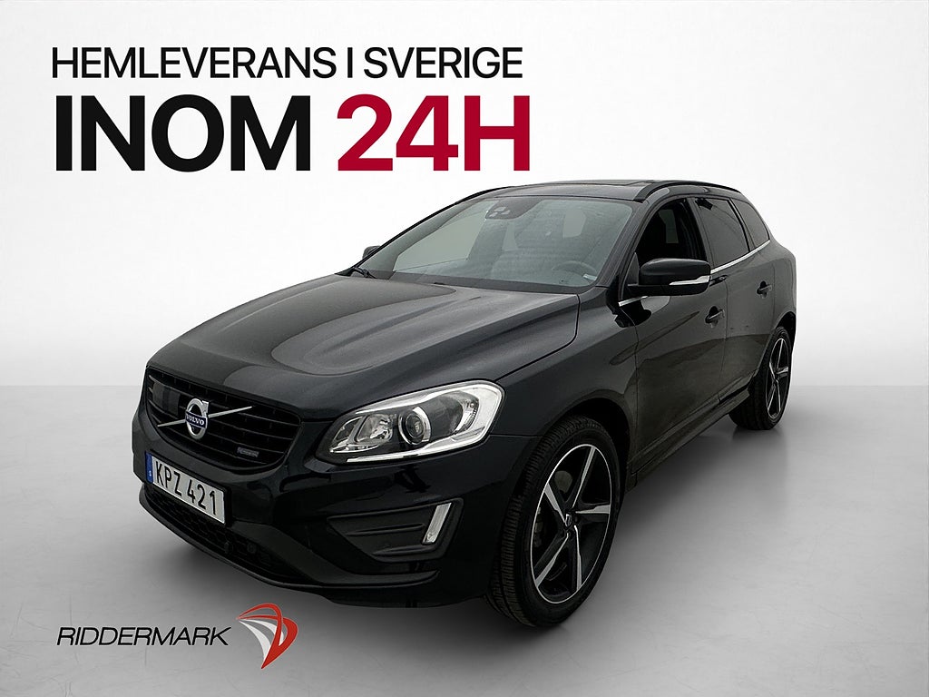 Volvo XC60 D5 AWD R-Design Black BE Pro Pano H/K Kamera Drag