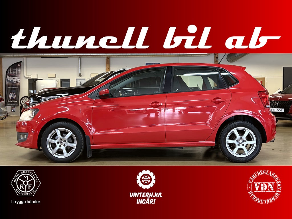 Volkswagen Polo 5-d 1.4 MPI Masters 86HK-VHJUL-NYBESIKTAD-LÅGA MIL