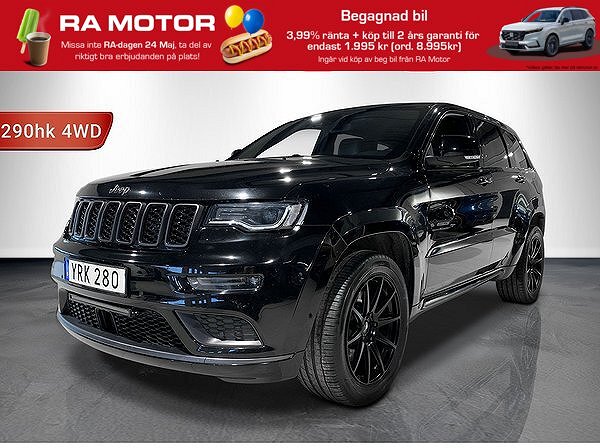 Jeep Grand Cherokee 3.6 290hk 4WD | Kamera | Pano | Drag 2018