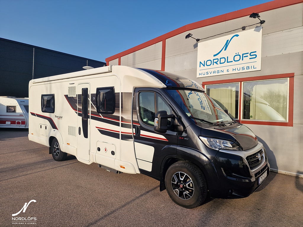 Swift Toscane 774 EB Alde / Låga enkelsängar / Toa bak