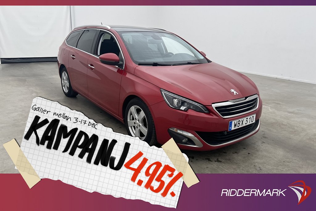 Peugeot 308 SW 1.6 120hk Allure Värmare Pano S 4,95% Ränta