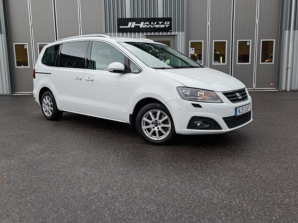 Seat Alhambra 2.0 TDI DSG Euro6 7-sits 184hk Svsåld Värmare 