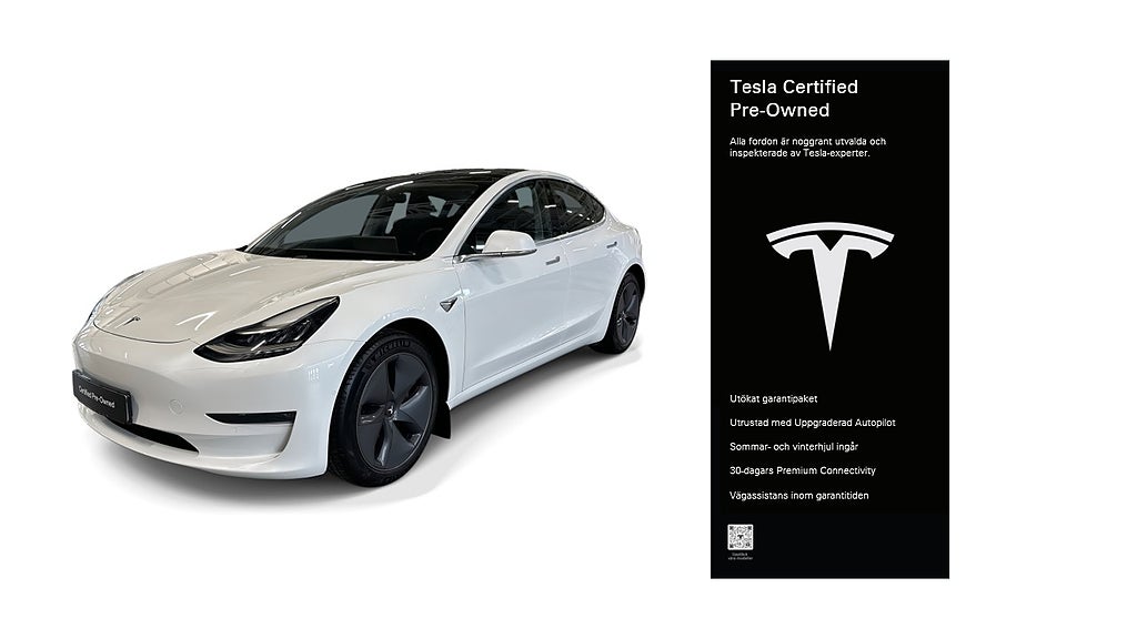 Tesla Model 3 Long Range Certified Pre-Owned 3,84% ränta
