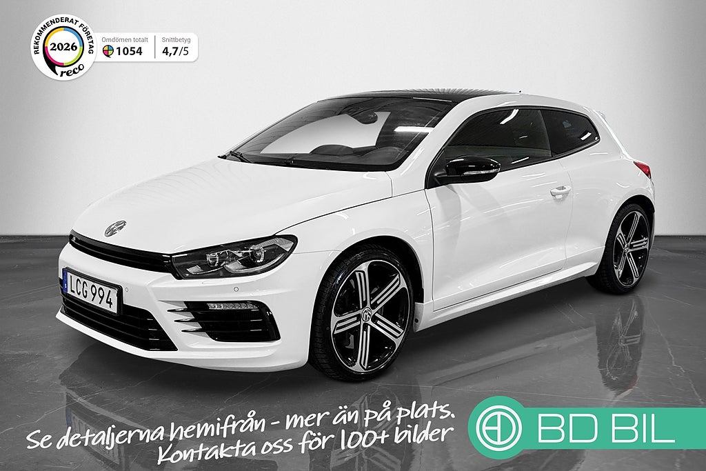 Volkswagen Scirocco R 2.0 TSI DSG TAKLUCKA DYNAUDIO RÄNTEKAMPANJ 3,95%