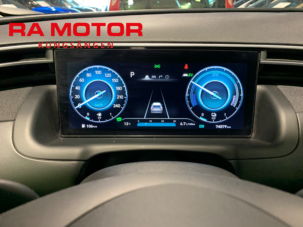 Hyundai Tucson Hybrid 230hk AWD Advanced | Drag | Kamera | Skinn | 2021