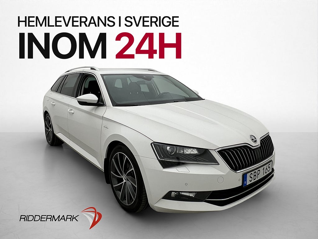 Skoda Superb TDI 4x4 190hk L&K Värmare Canton Kamera Drag