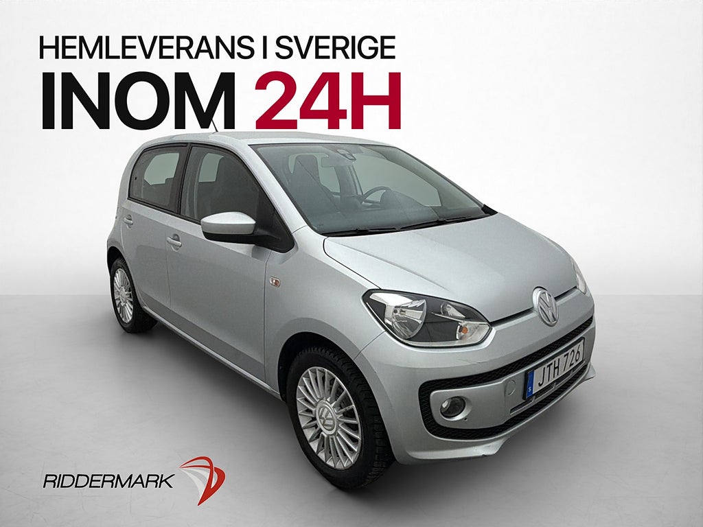 Volkswagen UP! high up! Navi 0,46l/mil ISOFIX 360kr skatt